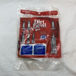 Dirt Devil Style 4/5 Replacement Belts Genuine Authentic Vacuum Sealed Pack of 2